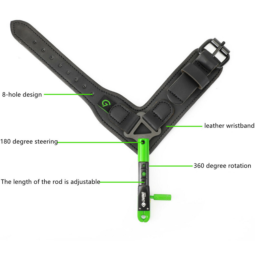 Compound Bow Release Aids Adjustable Thumb Gripper Caliper Hunting Shooting
