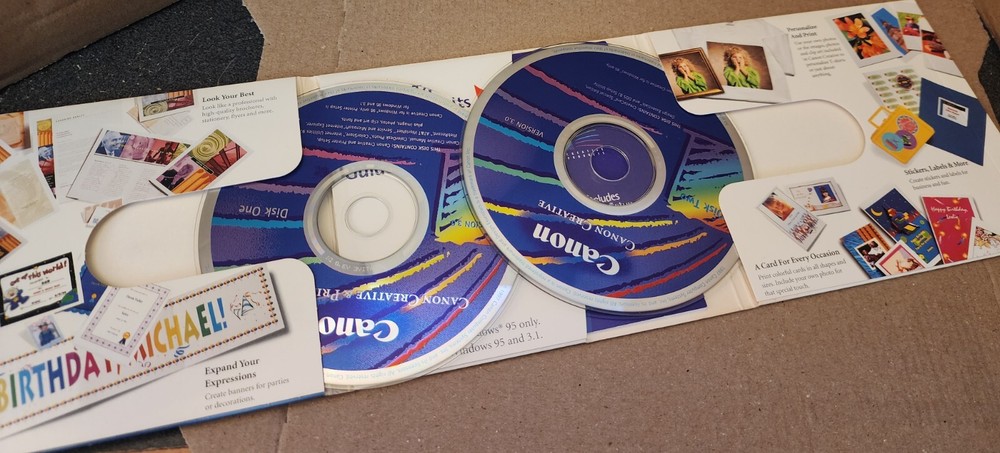 Canon Creative 3 PC Software Complete Publishing Suite Printer Setup CD-ROM