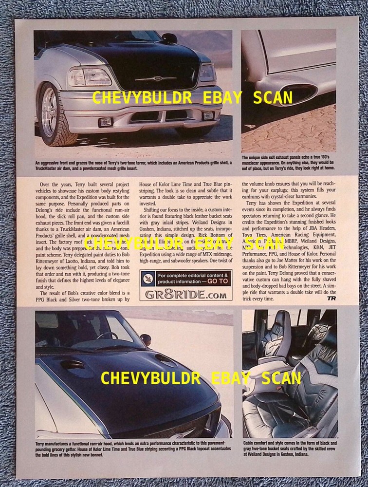 1999 Ford Expedition Custom SUV Article "Double Take"