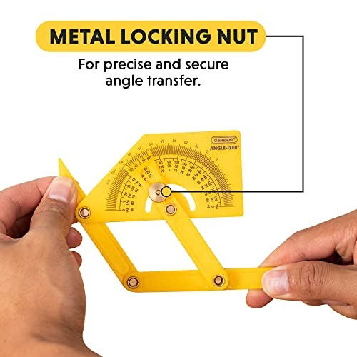 29 Plastic Protractor and Angle Finder, Outside, Inside, Sloped Angles, 0° to