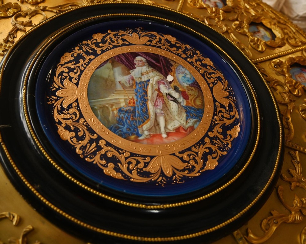 Napoleon III Revival Centre Table Sevres Plaques Ormolu