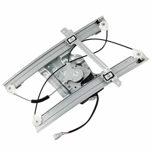 Driver Side Power Window Regulator With Motor Front Left Black/White