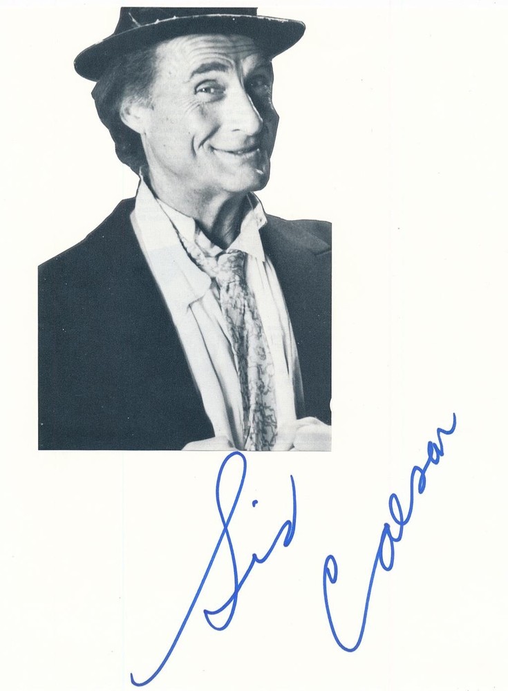 Sid Caesar- Signed B&W Photograph (Ent)