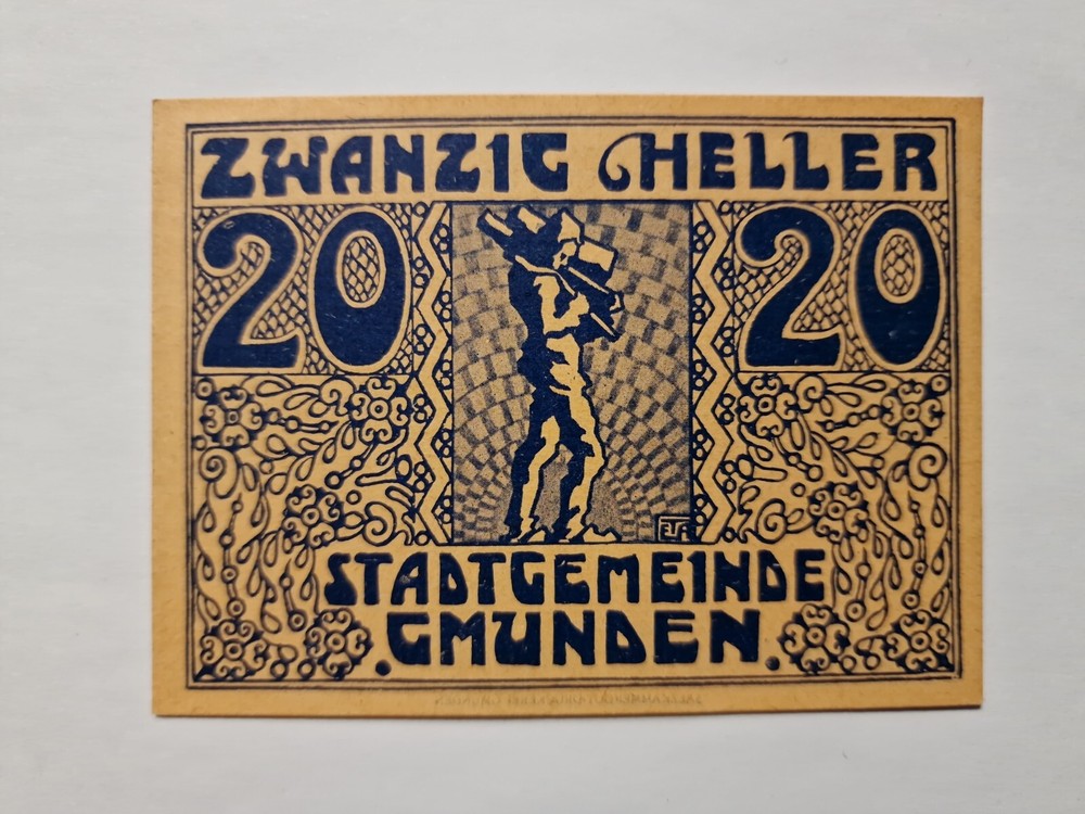 20 Heller 1920 Excellent Condition Old BANKNOTE Austria
