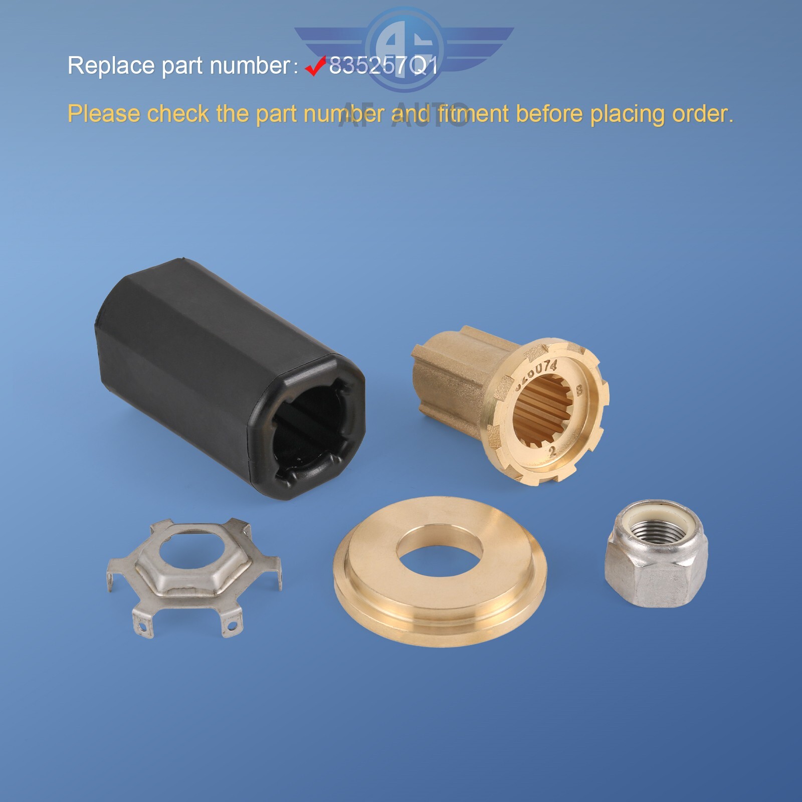 For Mercury MerCruiser Alpha Propeller Hub KIT Flo-Torq 2 II # 835257K1 835257Q1