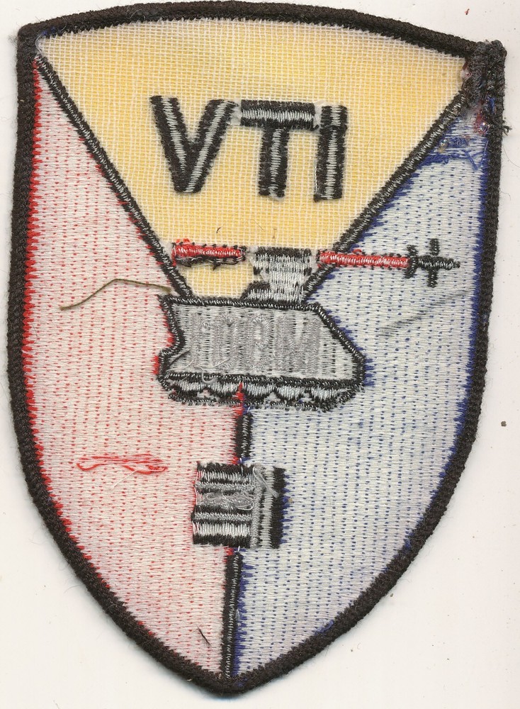 Improved Tow Vehicle program patch M901 armor color US Army Cold War