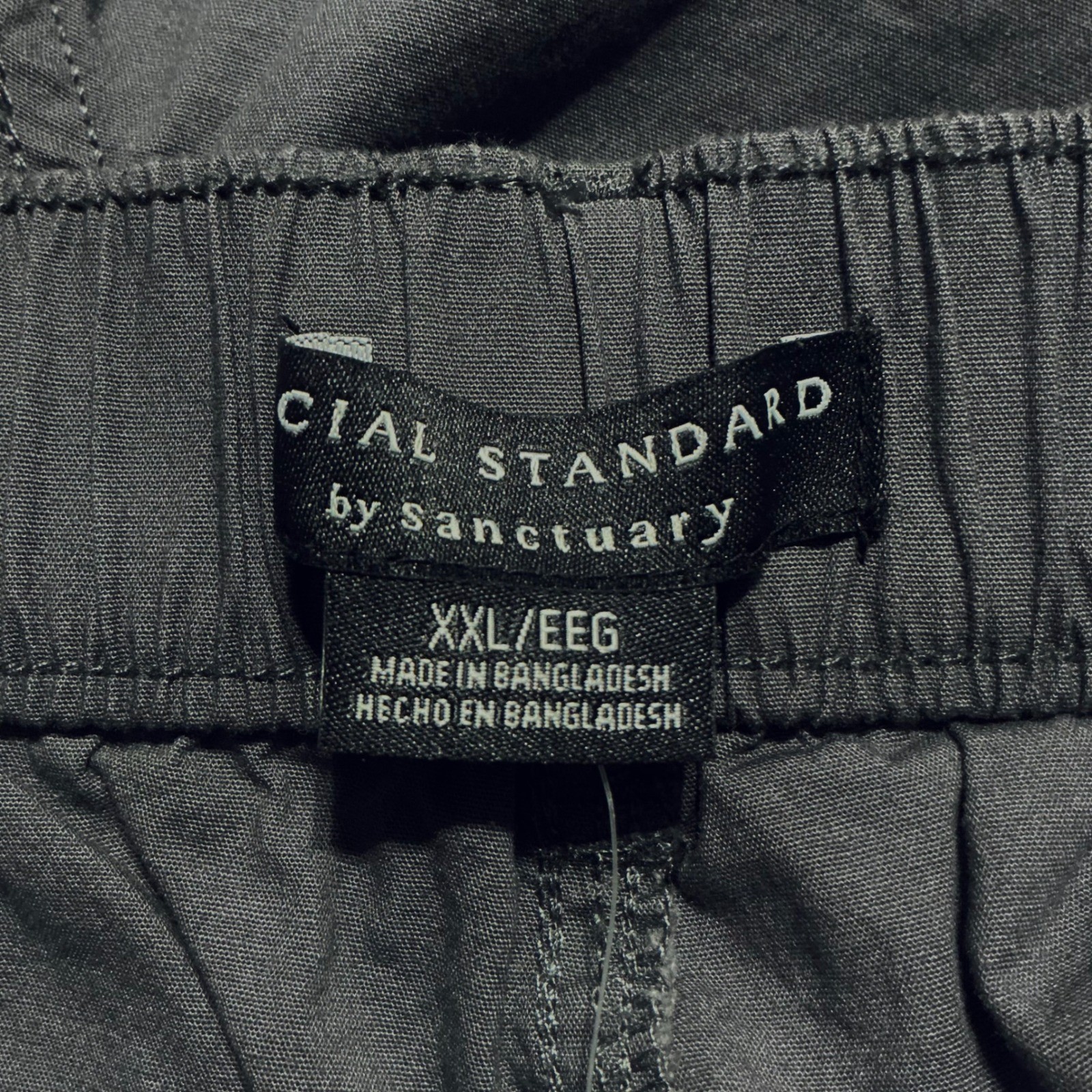 Sanctuary Social Standard Hero Utility Shorts Women's XXL NWT Washed Black