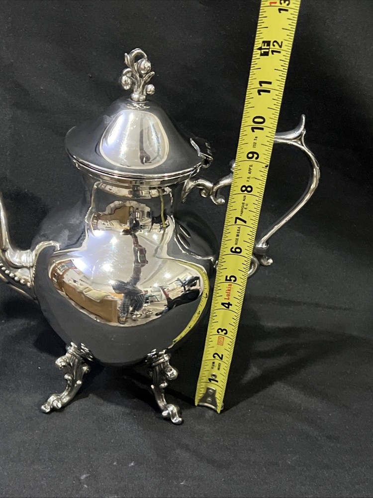 Silver Plated Tea Coffee Kettle
