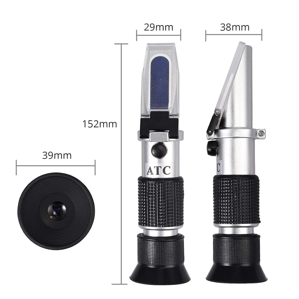 Advanced 3-in-1 Refractometer with Automatic Temperature Compensation
