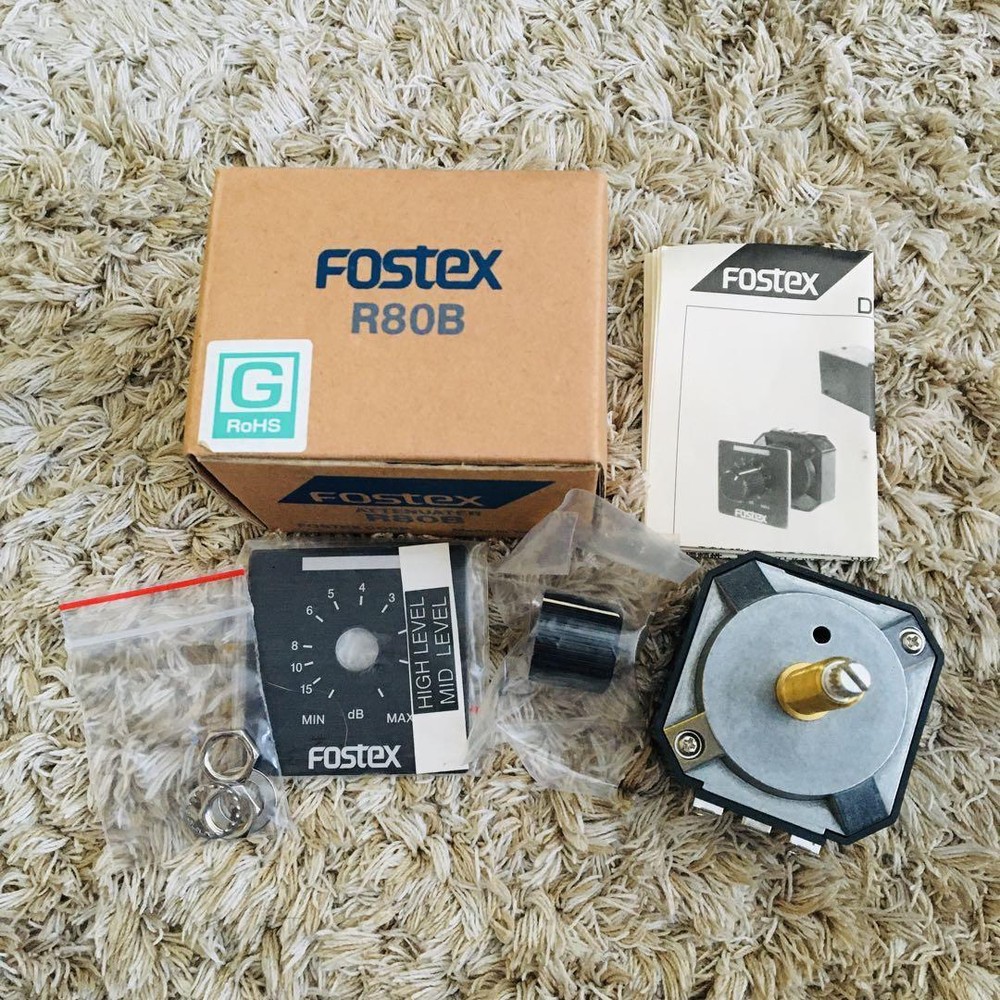 Fostex R80B High Input Attenuator High Resistance Pro Audio Module