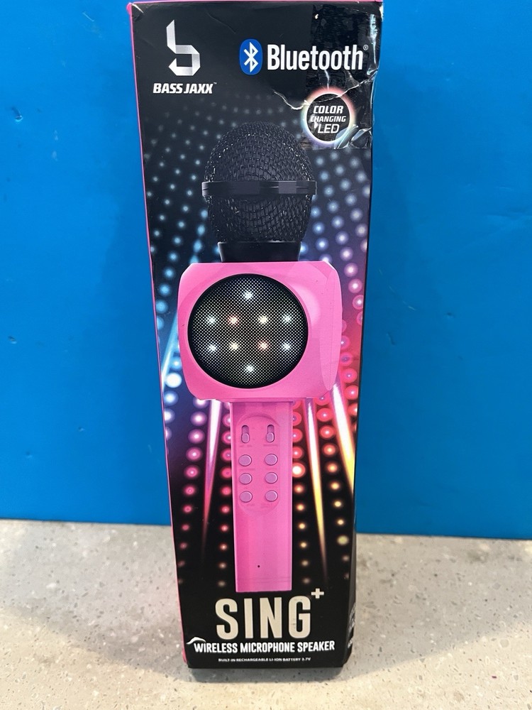 KARAOKE SING WIRELESS MICROPHONE SPEAKER LIGHTWEIGHT