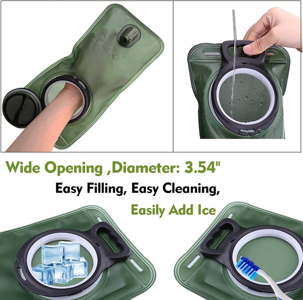 Hydration Bladder, 2L Water Bladder - Military Green