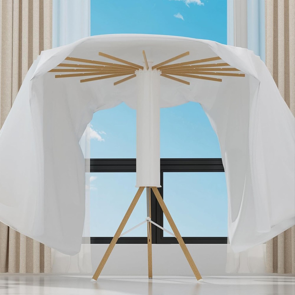 Tripod Style Drying Rack, Foldable Octopus Standing Drying Rack