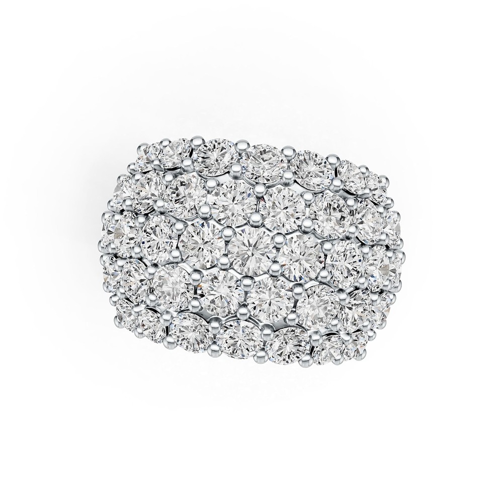 Sterling Silver Semi Mount Ring Setting Round RD 3.5mm