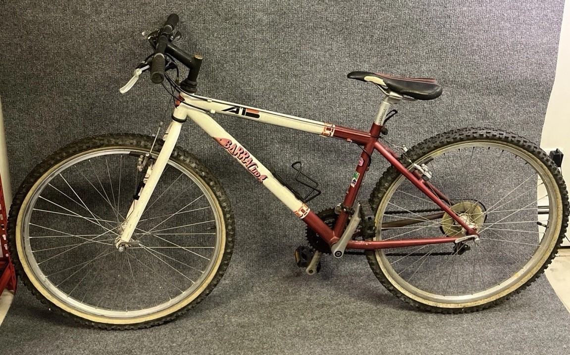 BARRACUDA A2B “TREE AMIGOS” Red/White MOUNTAIN BIKE OG DURANGO, CO RARE 1994
