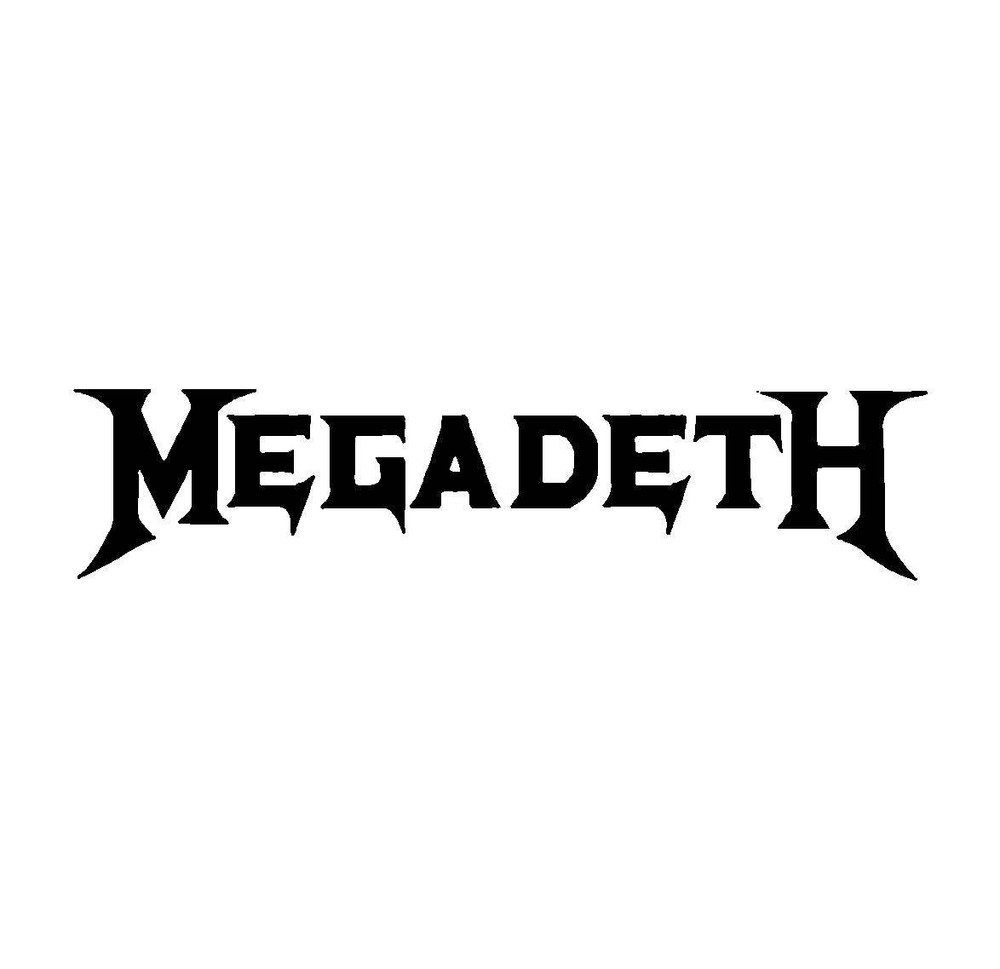 Megadeth Vinyl Die Cut Decal