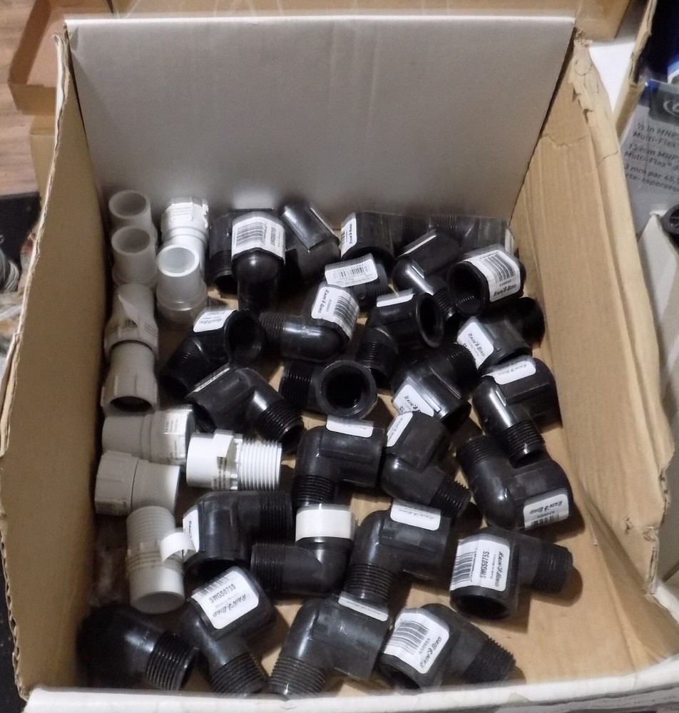 36 Assorted Orbit & Rainbird connectors
