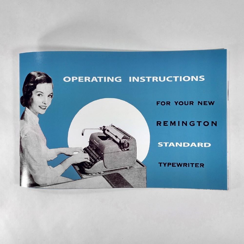 Remington Super Riter Typewriter User Instruction Manual