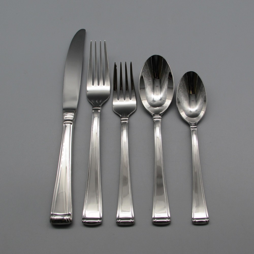Gorham Stainless Flatware COLUMN  (GLOSSY) 5pc Place Setting *