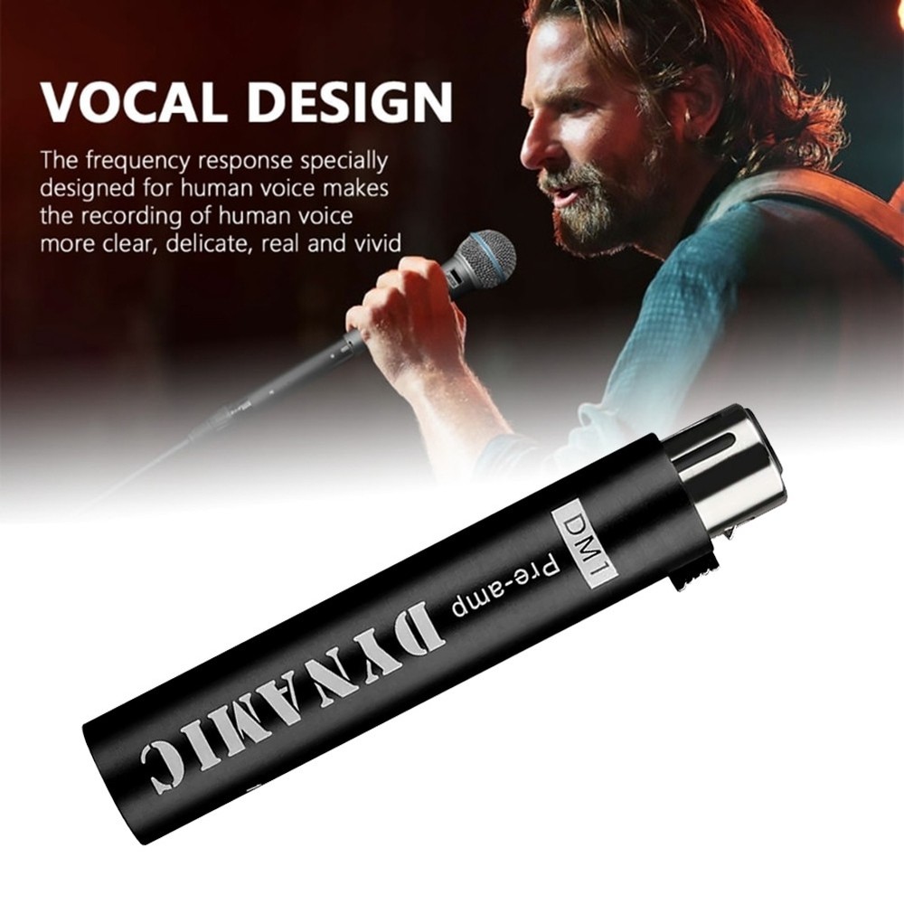 Replace for DM1 Dynamic Microphone Preamplifier 28DB Gain Amplifier for7710