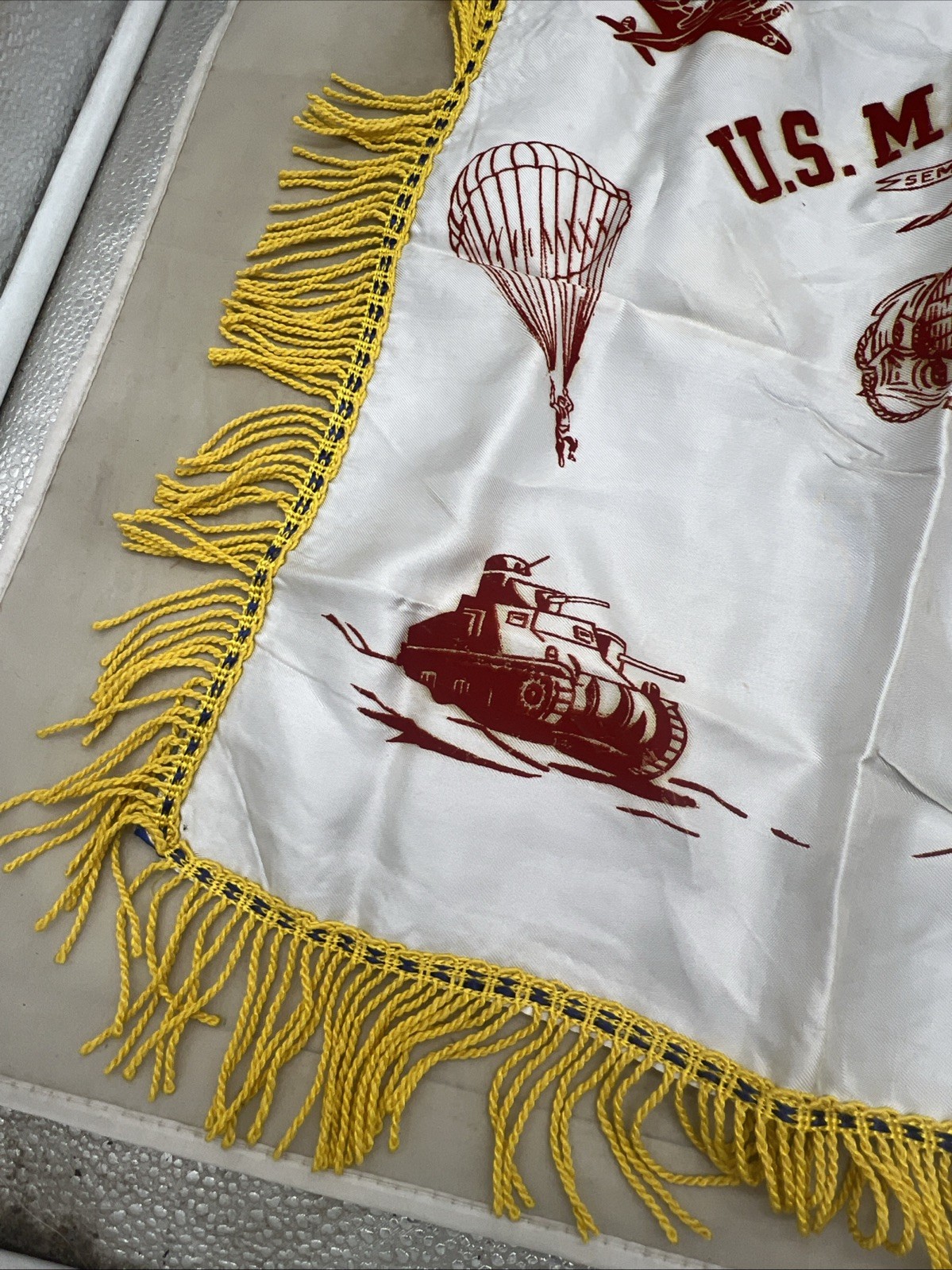 WW2 US Marine Corps Pillow Case / Sham (EE686