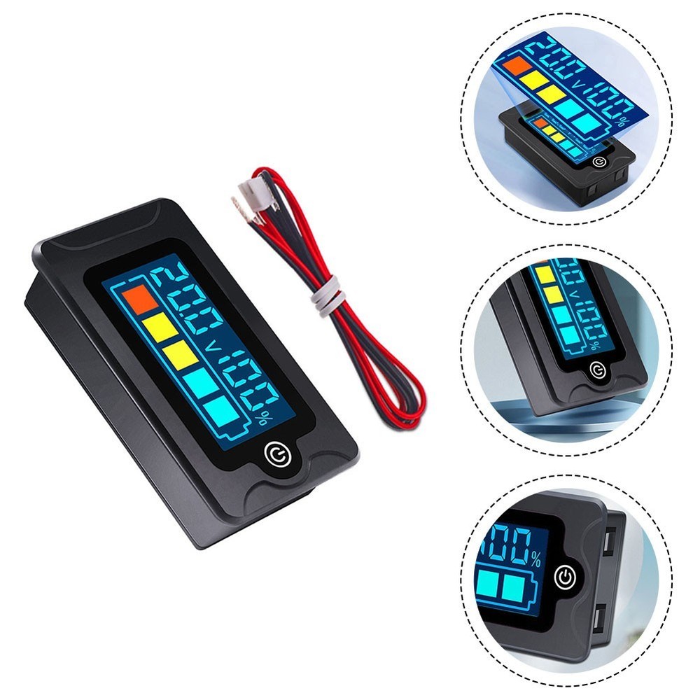 Battery Power Meter for 8 to 100V Range Suitable for For various Applications