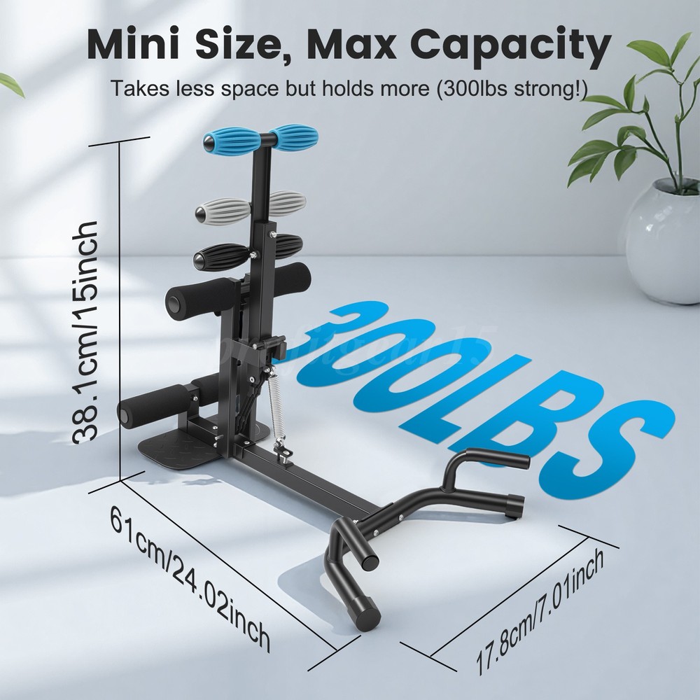 Deep Squat Training Machine Adjustable Resistance Foam Rollers Compact Workout