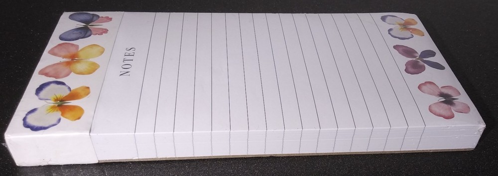 Punch Studio Butterfly Magnetic Note Pad "Notes" 125 sheets