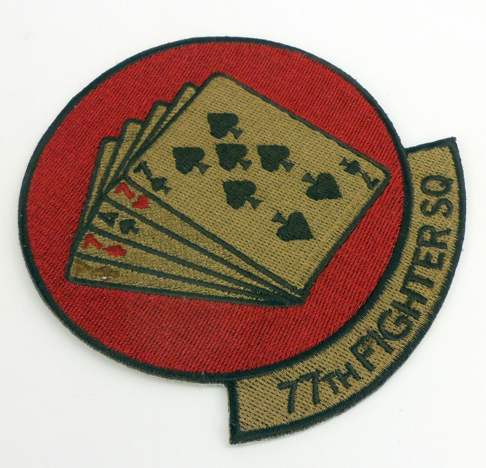 US Air Force 77th Fighter Squadron Patch