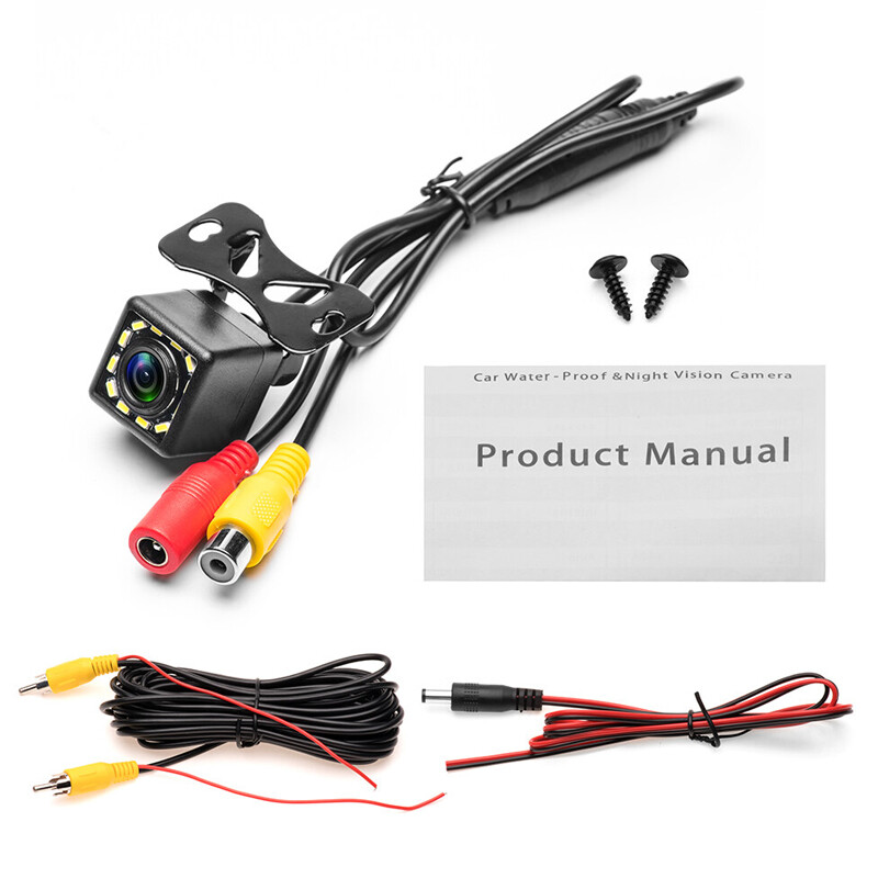 Car Rear View Reverse Backup Camera Parking Waterproof Night Vision HD 170º