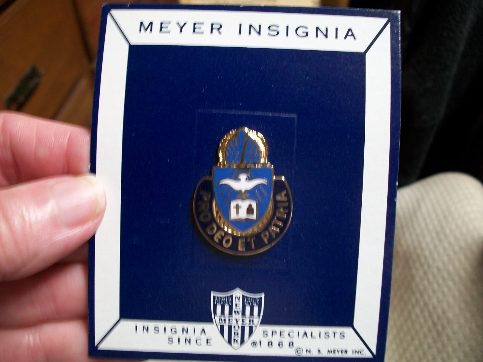 US ARMY CHAPLAIN CORPS REGIMENTAL CREST medal