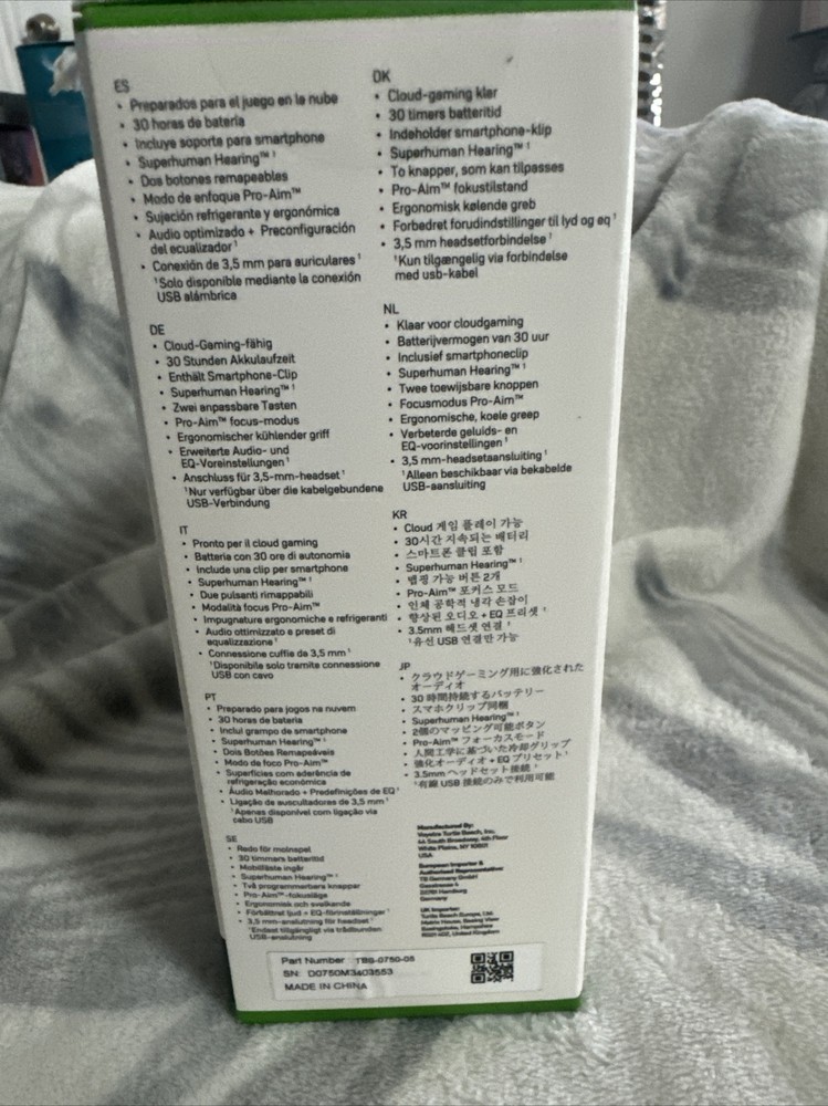 Turtle Beach Recon Cloud Controller XB Android Black [New ] Xbox One, Xbox Ser