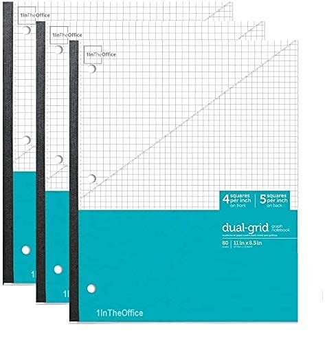 Graph Ruled Notebook Graph Wireless Notebook Graph Paper Notebook Teal Colore...