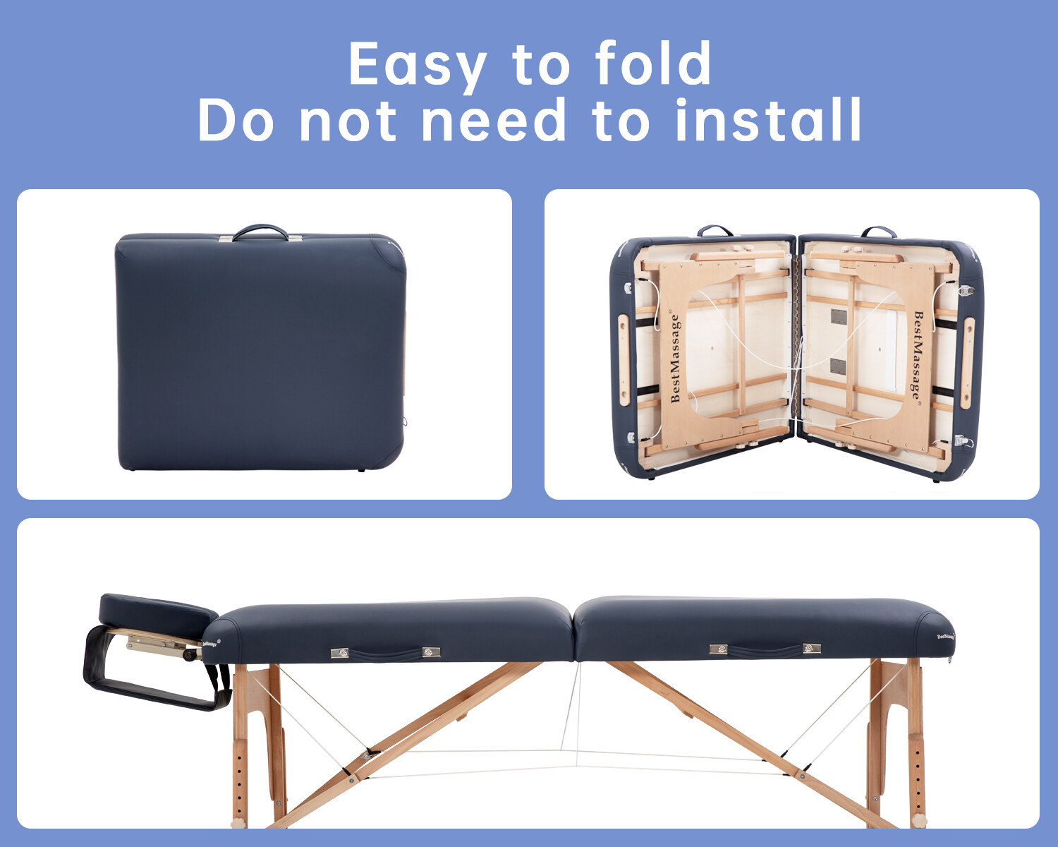 Massage Table, Portable Massage Tables, 84 Inches Long 30 Inchs Wide Height