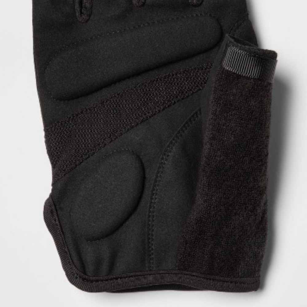 Men's Strength Training Gloves Black - M