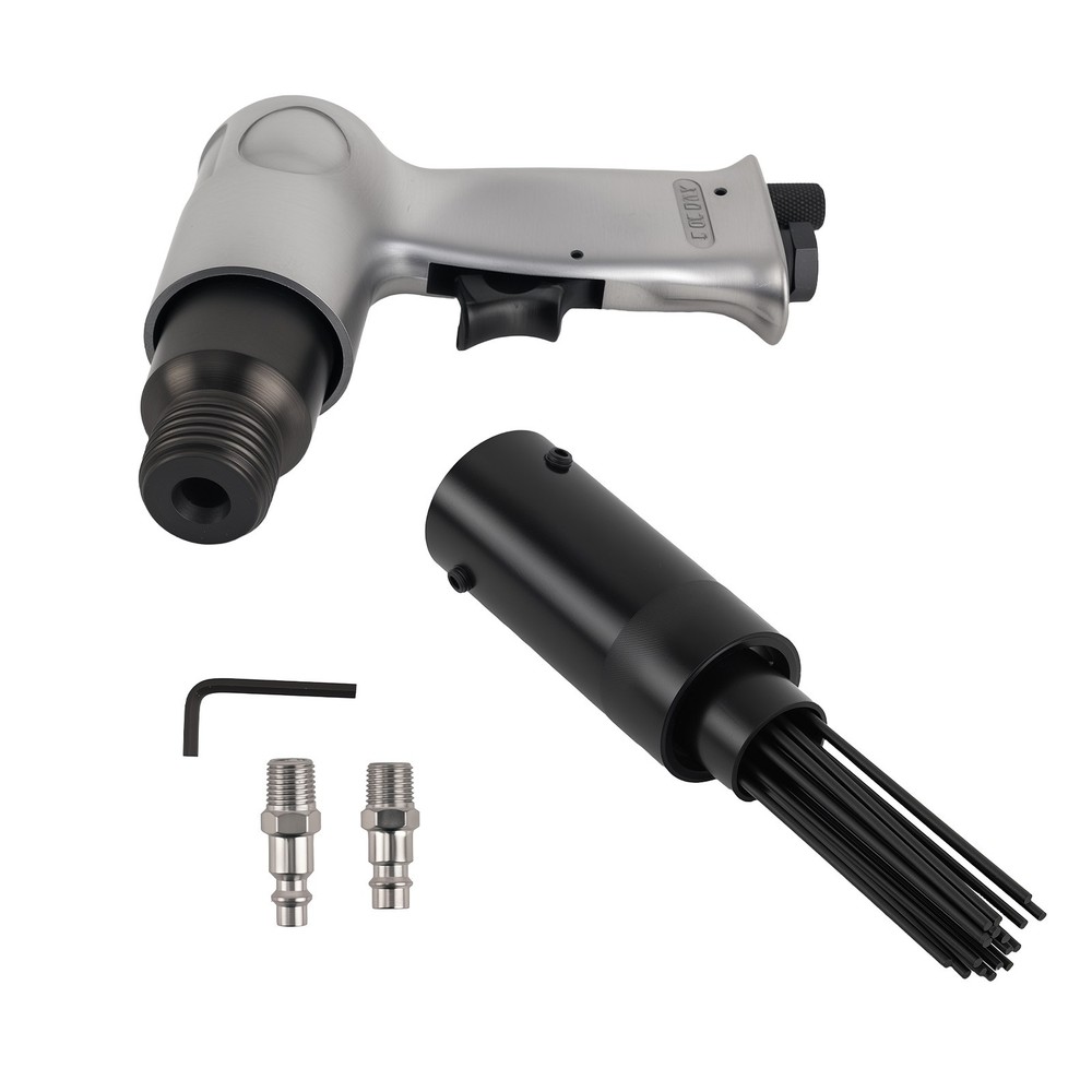 Air Needle Scaler Pneumatic Rust Paint Weld Slag Remove Deburring Cleaning Tool