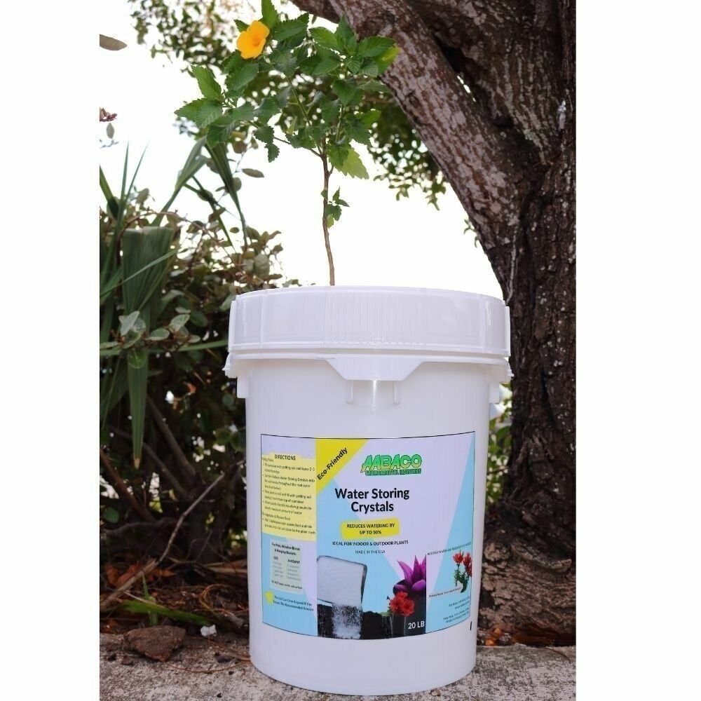 Soil Moisture Water Absorbing Polymer Crystals