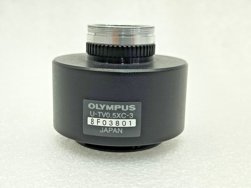 Olympus U-TV0.5XC-3 Microscope 0.5X C-Mount Camera Adapter