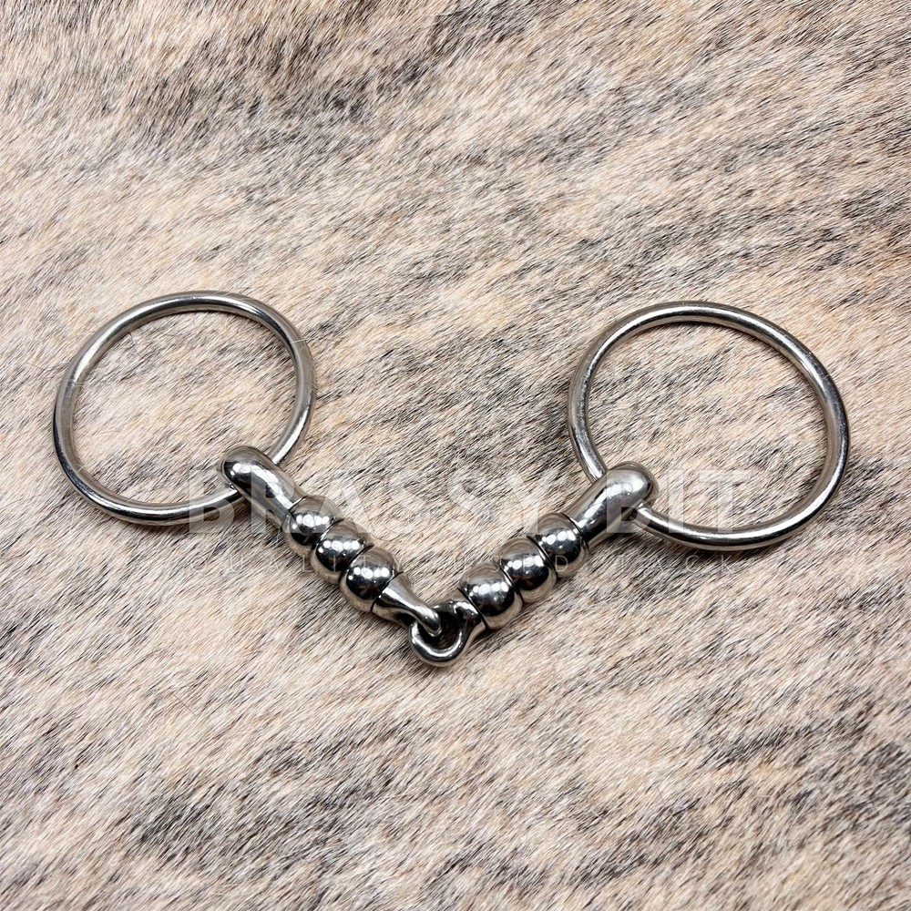 5.25" Cherry Roller English Snaffle