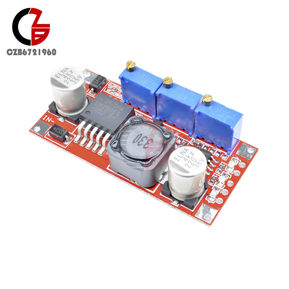 New LM2596 LED Driver DC-DC Step-down Adjustable CC/CV Power Supply Module