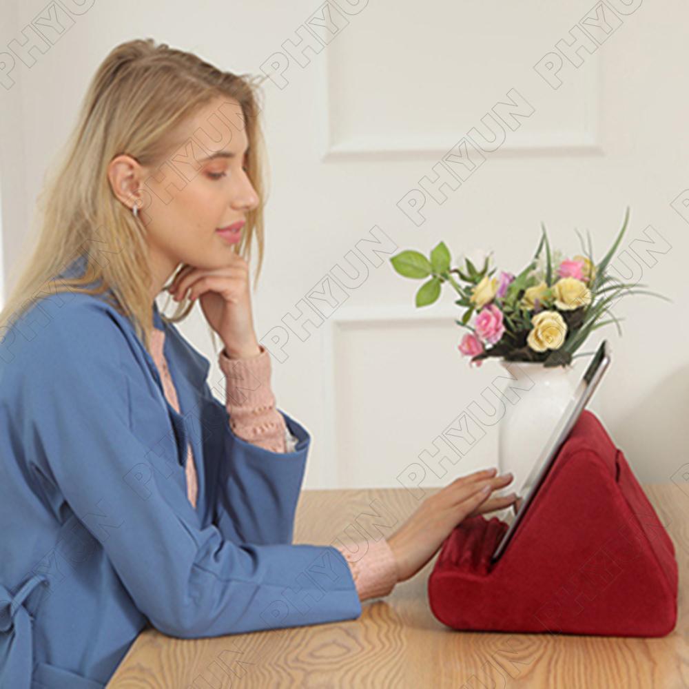 Tablet Pillow Stand Soft Multi-Angle Pad Pillow Holders For Lap Pad Bed Stand
