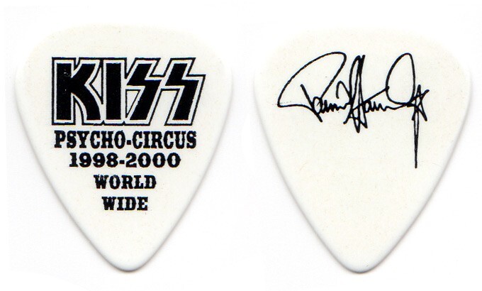 KISS Guitar Pick : 1998-2000 Psycho Circus Prototype Tour Paul Stanley Signature