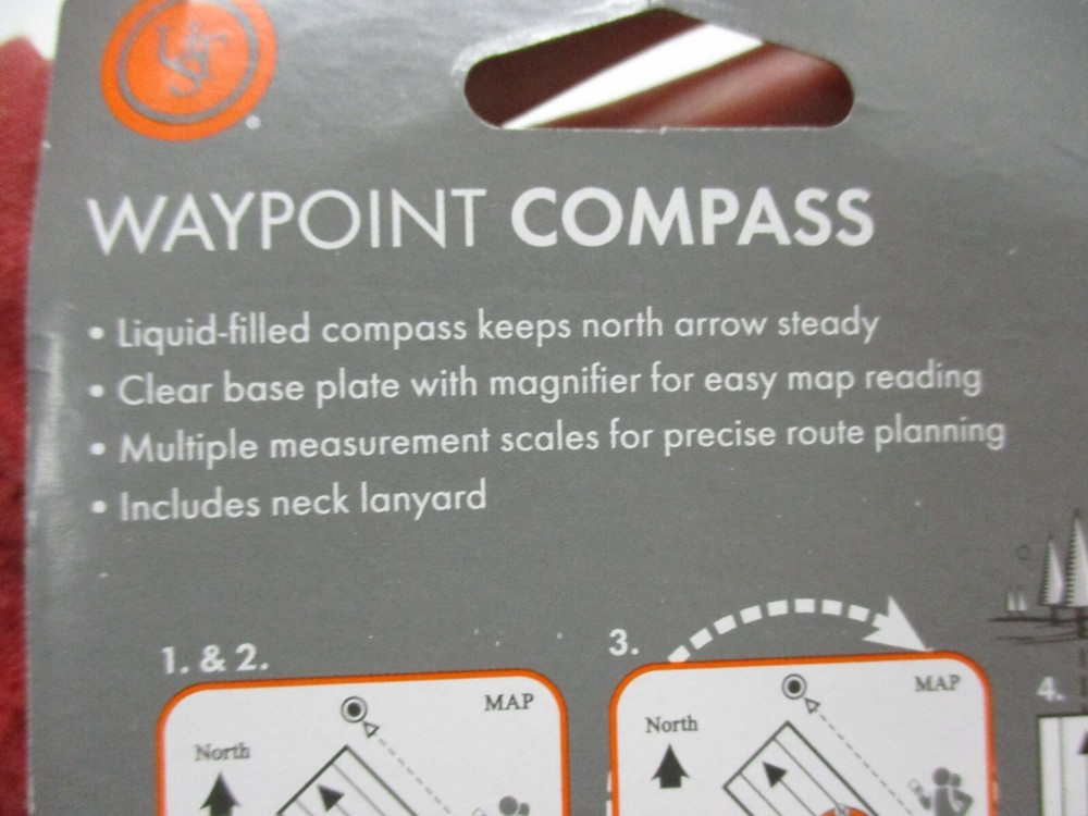 UST Ultimate Survival Technologies WayPoint Compass Camping - new