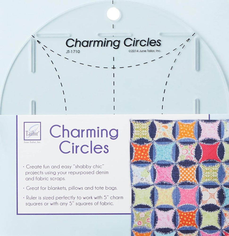 Transparent Charming Circles Ruler