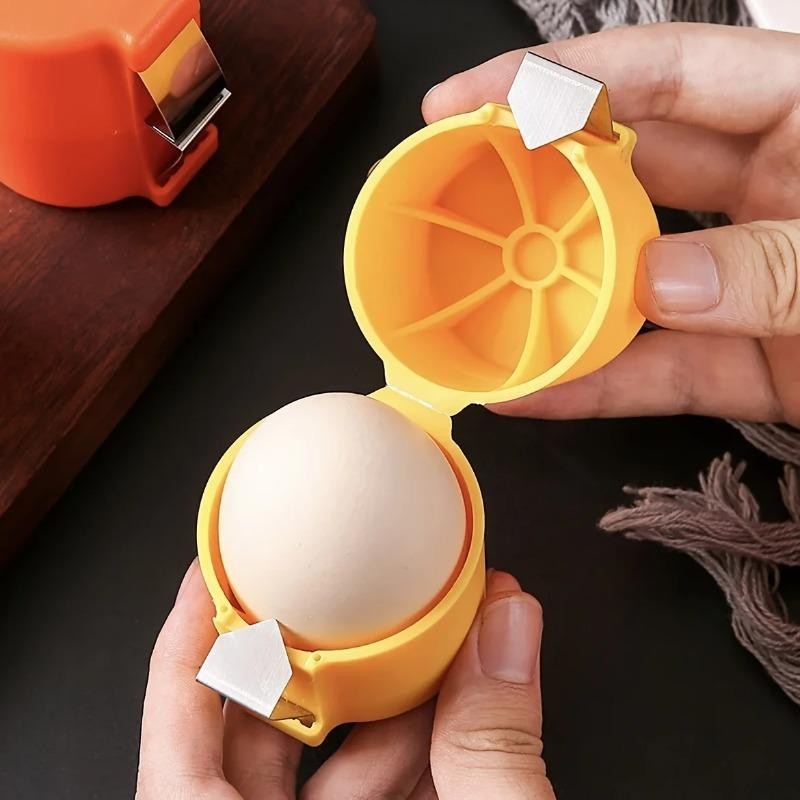 Portable Egg Cracker Opener Tool Kitchen Egg Shell Cutter Separator Gadget