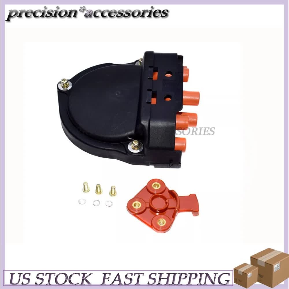 1Set Distributor Cap Rotor Kit 12111725070 Fits For BMW E23 E24 E28 E30 E31 E32