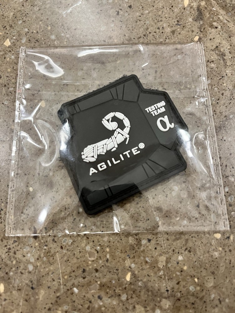 Agilite Tactical T&E Testing Team Alpha Patch (New/Limited Edition)