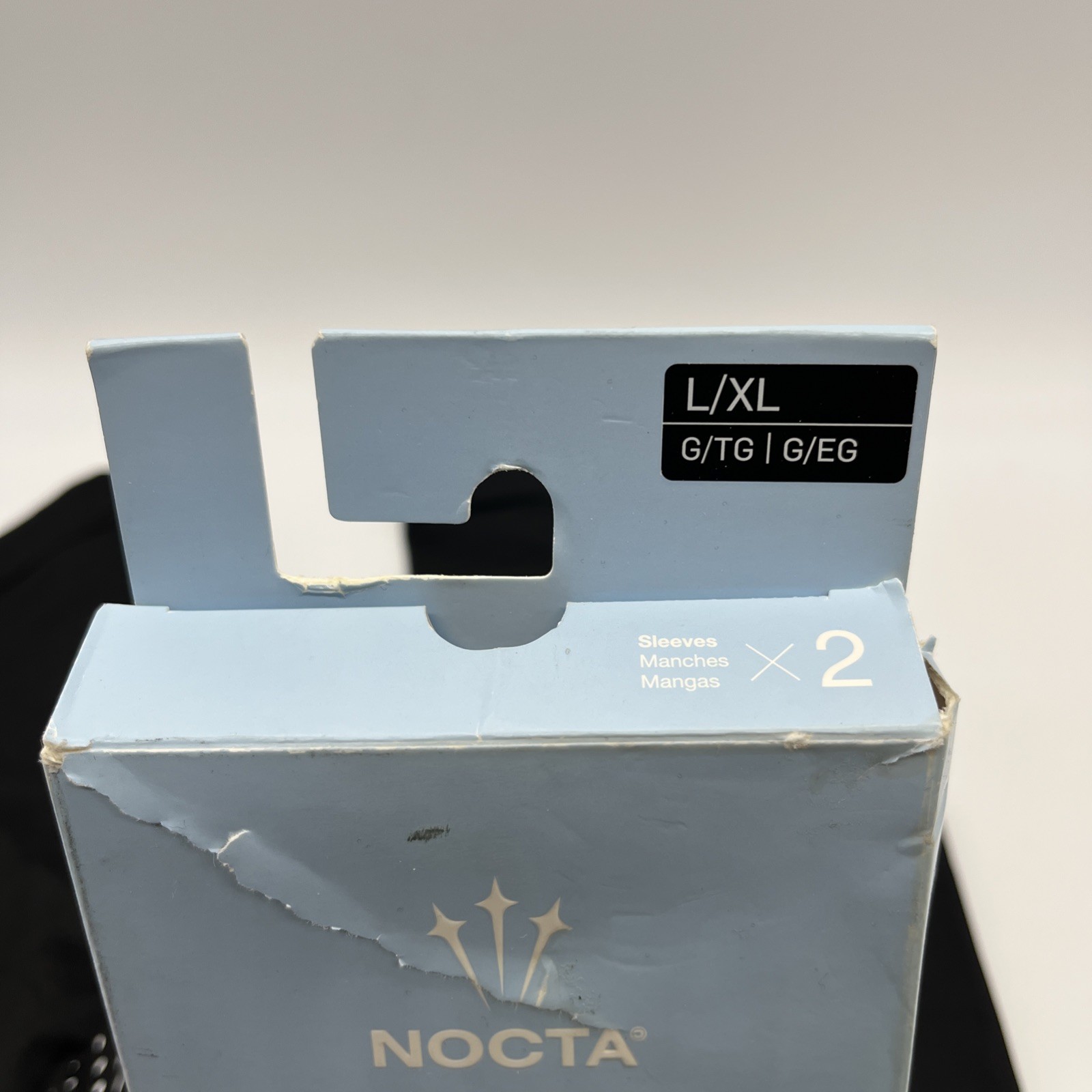 Nike X Nocta DRI-FIT Elite UV Basketball Sleeves Black Size L/XL DO8831-010