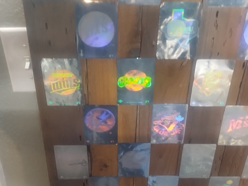 Baseball Wood Art
