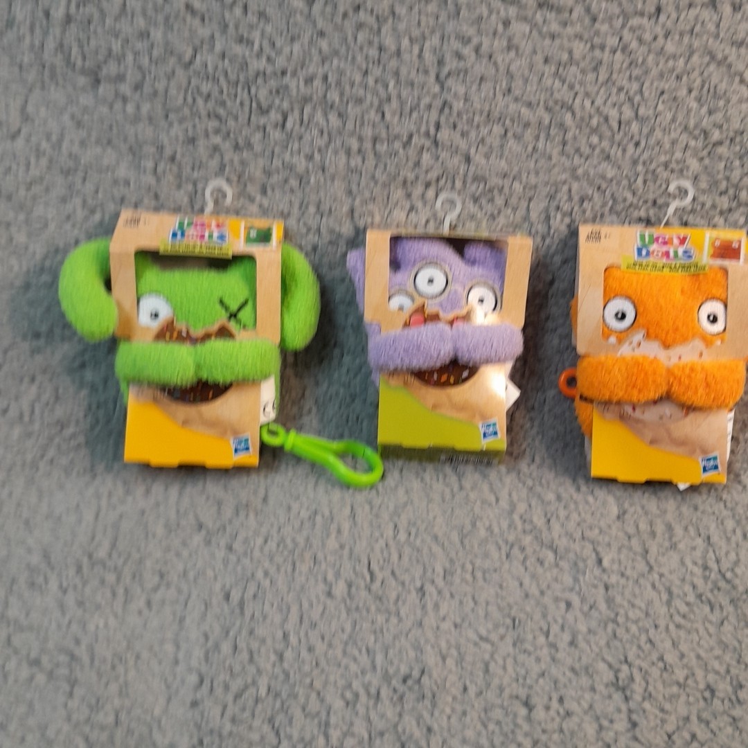 Ugly Dolls Keychain Lot Of 4
